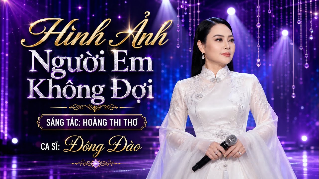 HÌNH ẢNH NGƯỜI EM KHÔNG ĐỢI Sáng tác Hoàng Thi Thơ Ca Sĩ Đông Đào