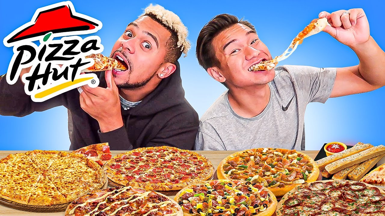 Eating ENTIRE Pizza Hut Menu w/ ZackTTG!