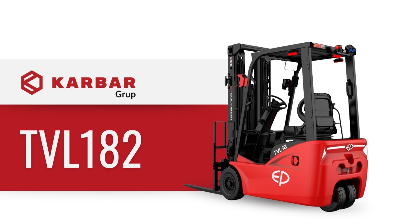 🔴​ TVL182 de EP Equipment | Carretilla elevadora eléctrica compacta y potente