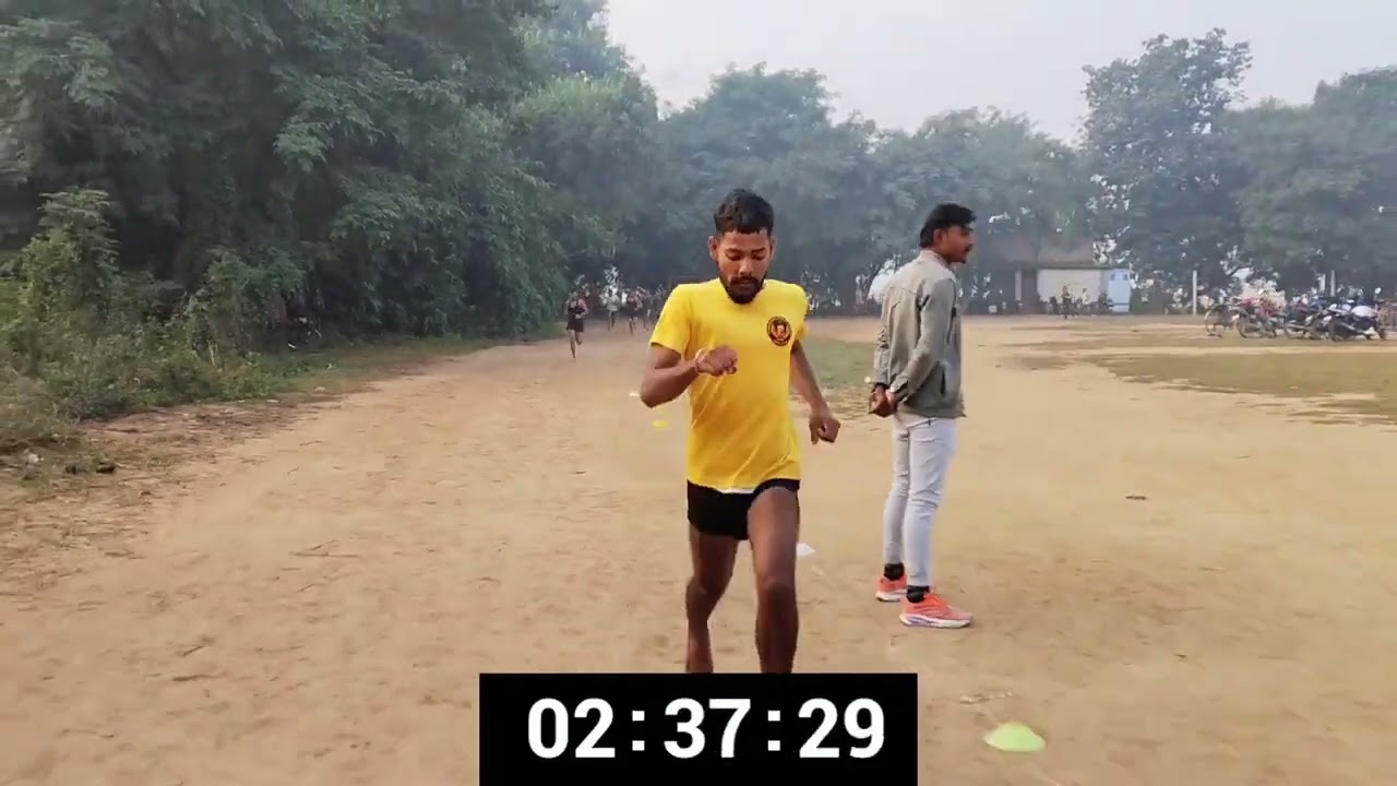 1600 meter bihar police 🚨 trail test 