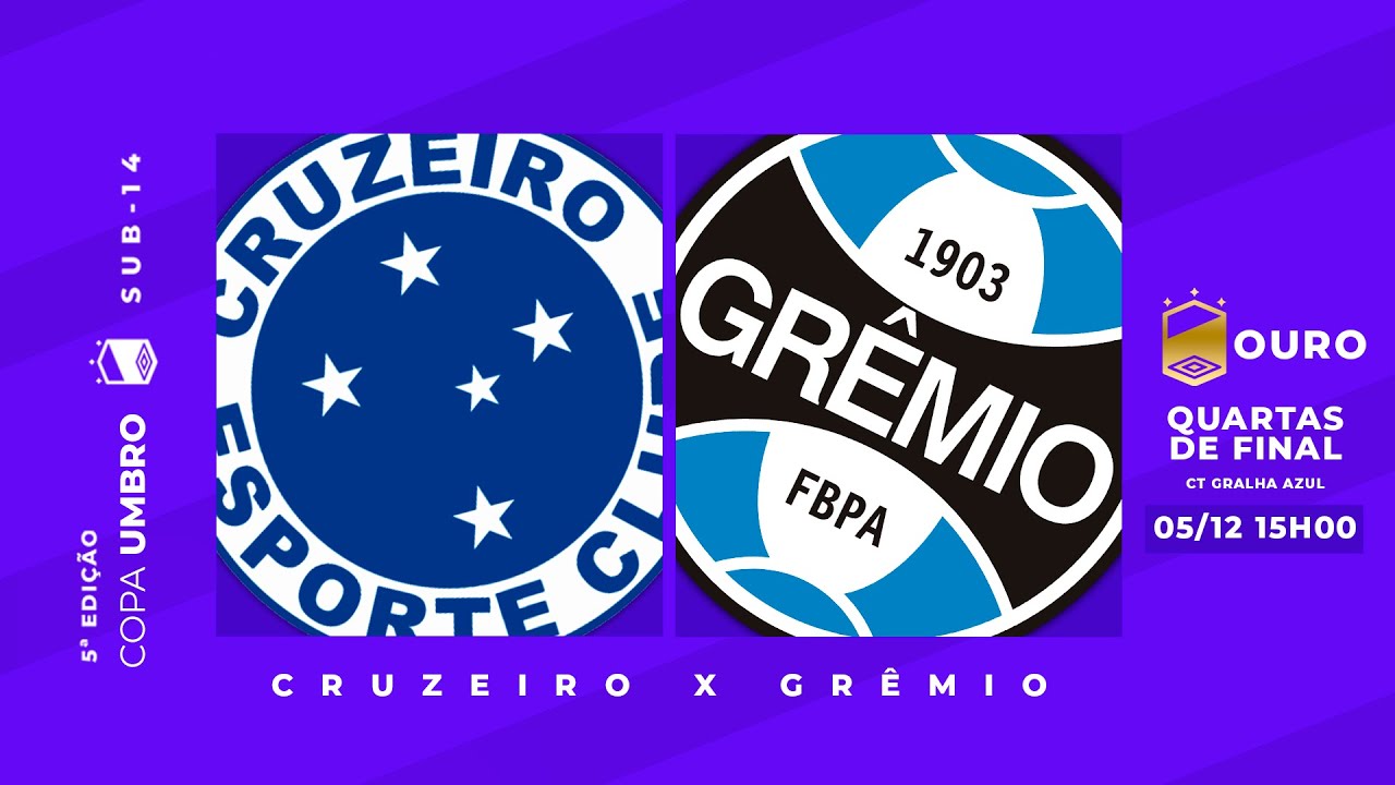 Cruzeiro x Grêmio Quartas de Final Ouro