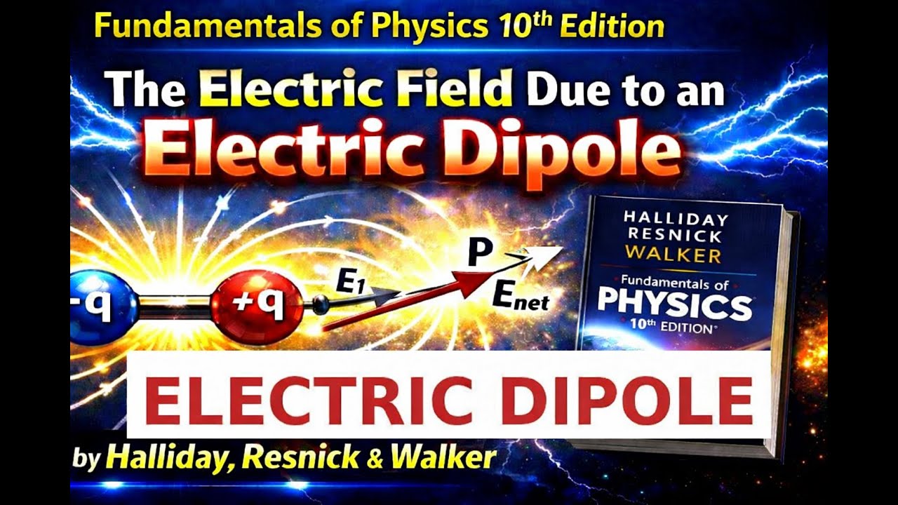 👉 Electric Field of an Electric Dipole | Easy Concept + Formula