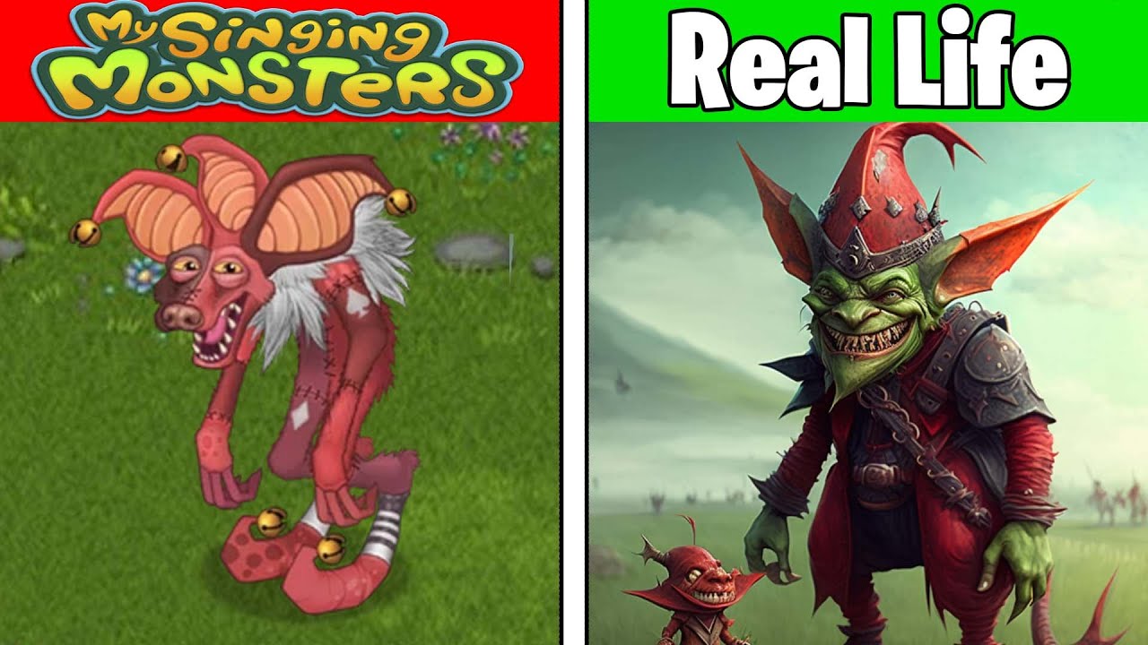 Realistic My Singing Monsters VS Real Life | Realistic Hyehehe| Realistic Noggin |