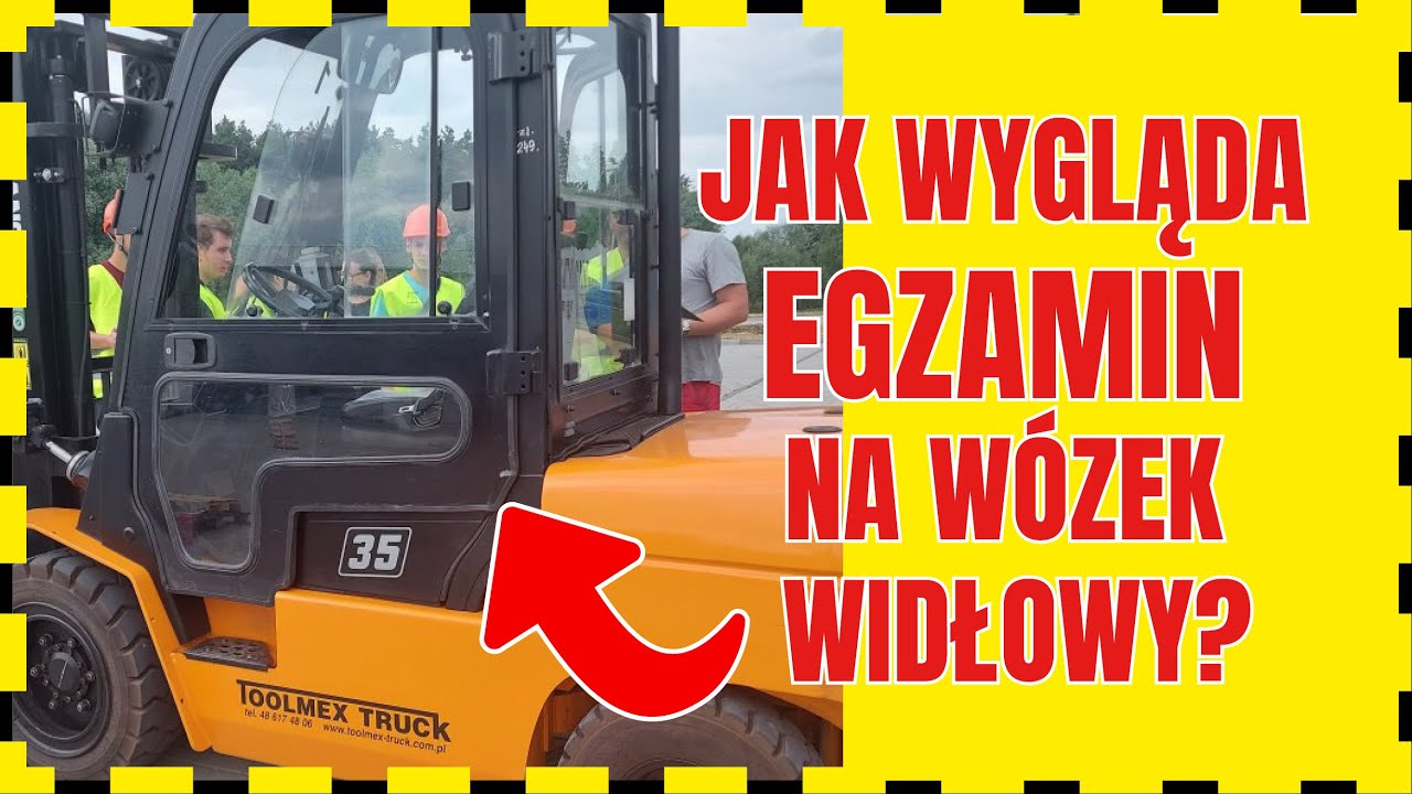 Próbny Egzamin - Wózek Widłowy z Mechanicznym Napędem Podnoszenia
