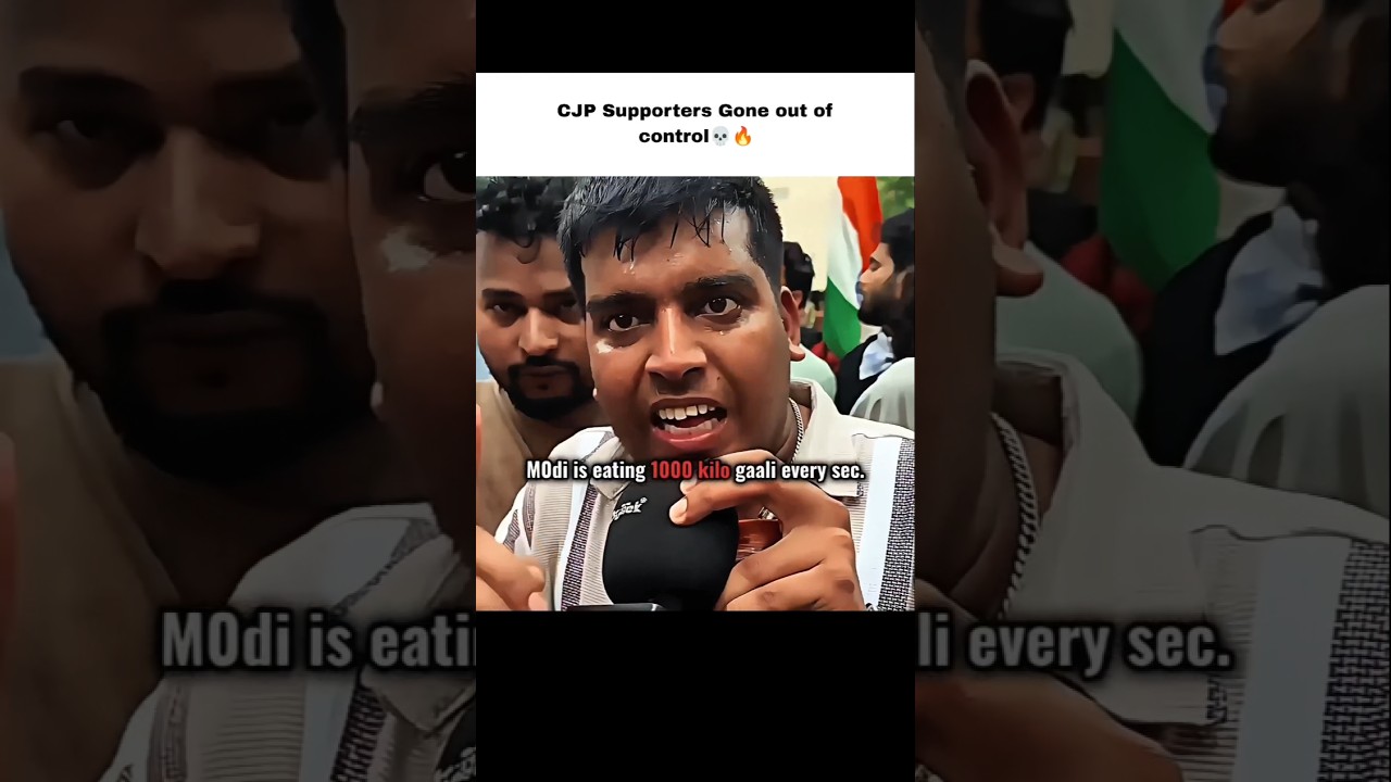 CJP Supporters Be Like... 💀 || #CJP #DelhiProtest #Memes #IndianMemes #GenZ #Funny #Satire