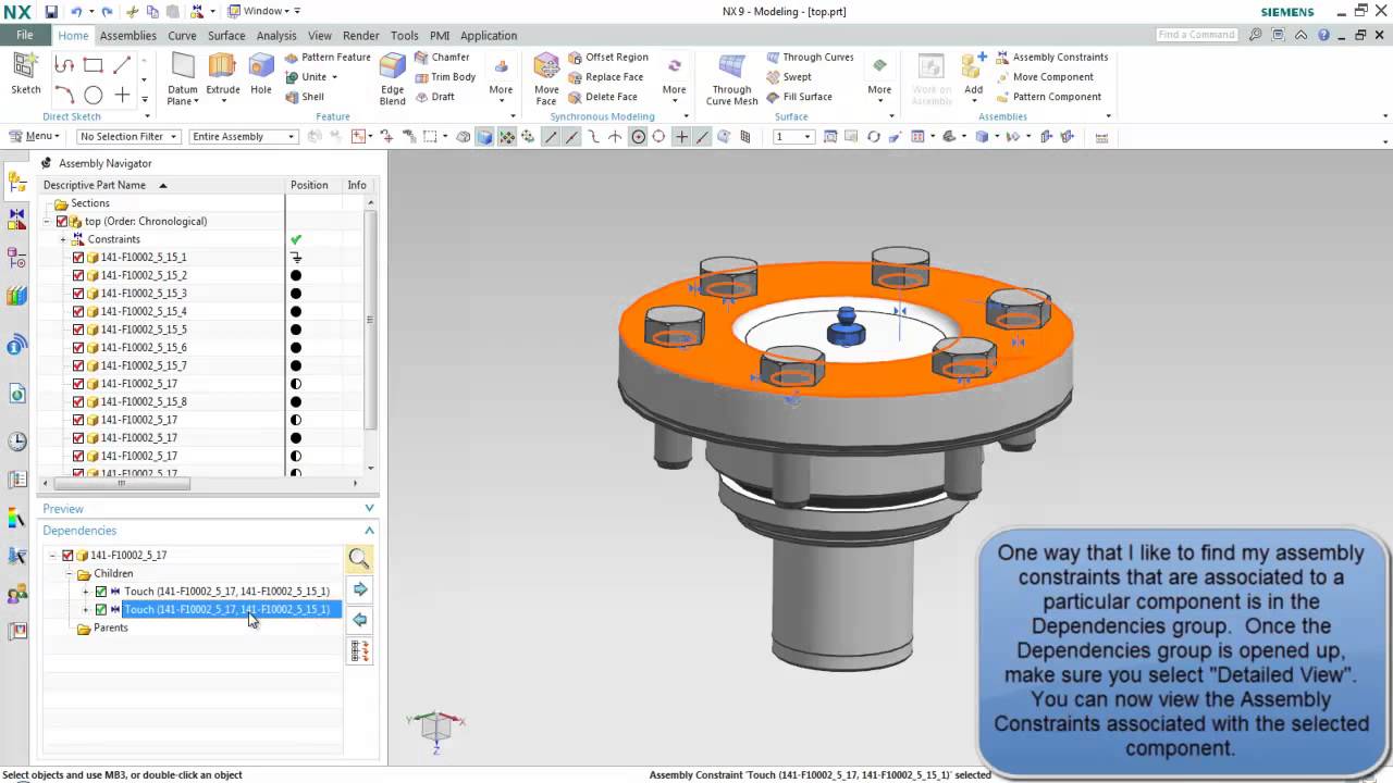 Assembly Constraints - NX - PROLIM PLM Tip of the Week