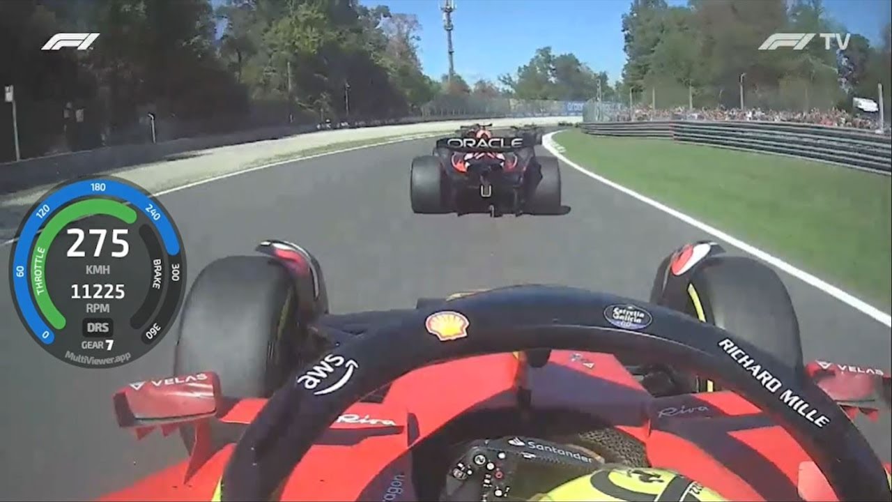 How Sainz gained 14 positions in 13 laps at Monza