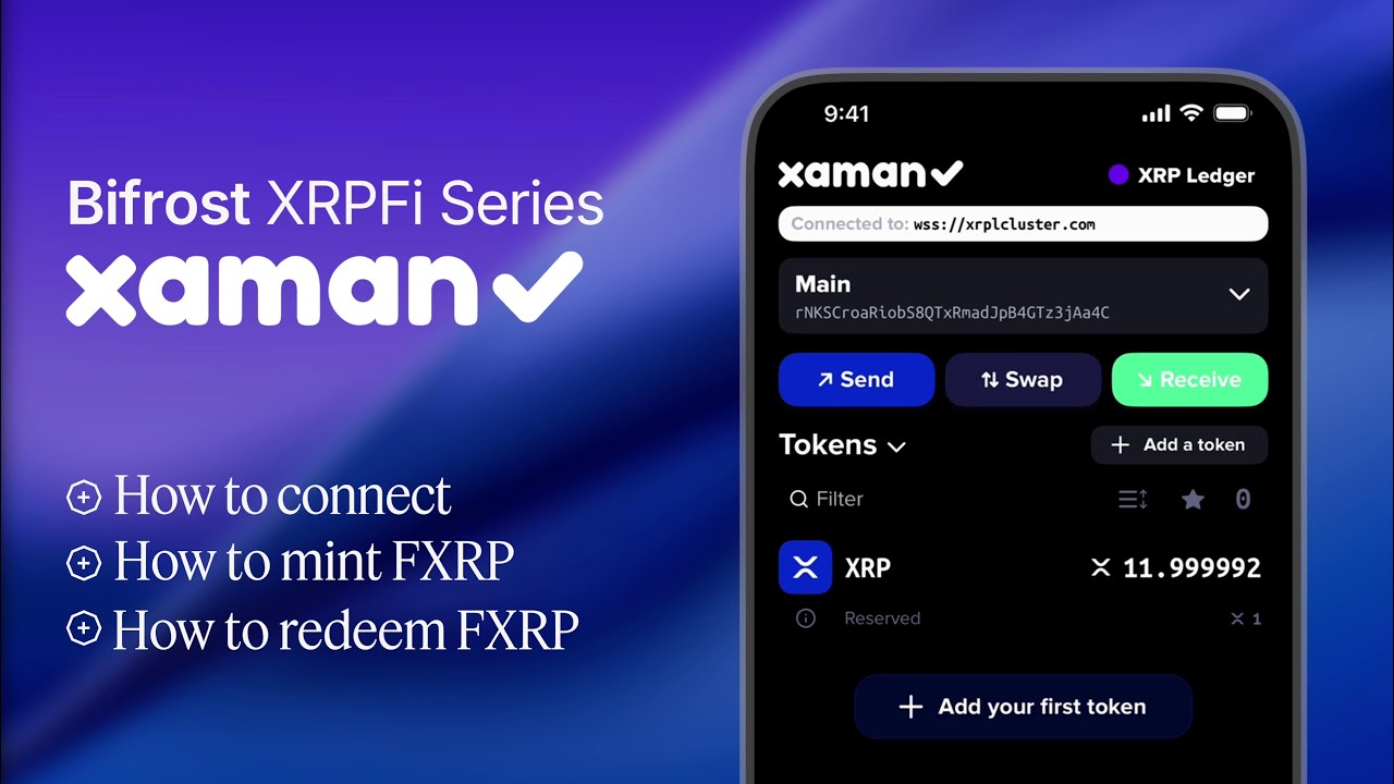 Mint & Redeem FXRP on Mobile with Xaman Wallet & Bifrost Wallet