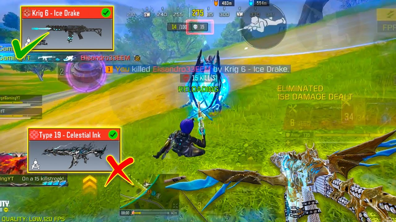 The Reason why people still prefer MYTHIC Krig 6 - Ice Drake over Type 19 - Celestial Ink!😮