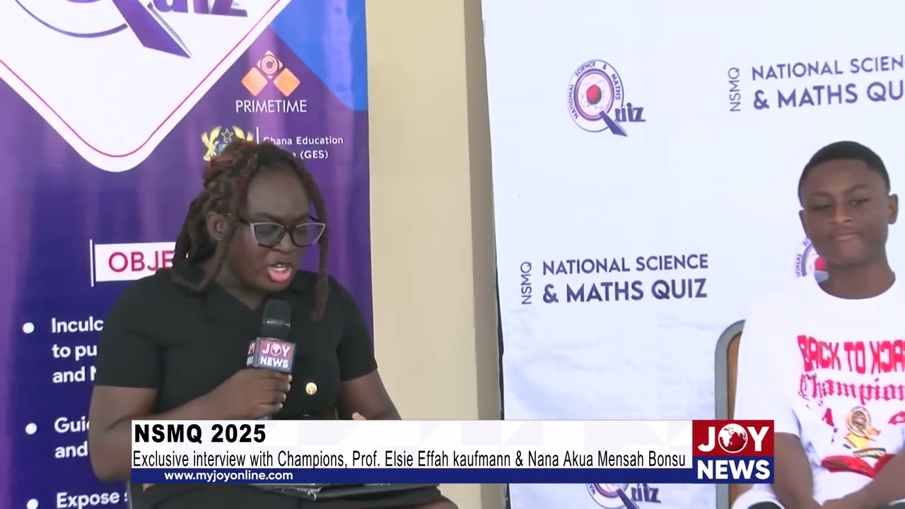 NSMQ 2025:The winners. The Quiz Mistress. The minds behind Ghana’s biggest academic showdown.