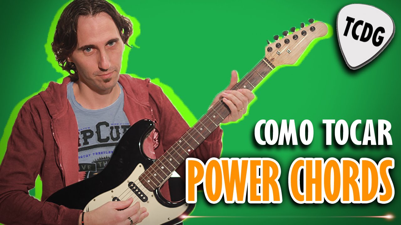 Como Tocar Acordes De Rock En Guitarra Eléctrica | How To Play Power Chords On Electric Guitar TCDG