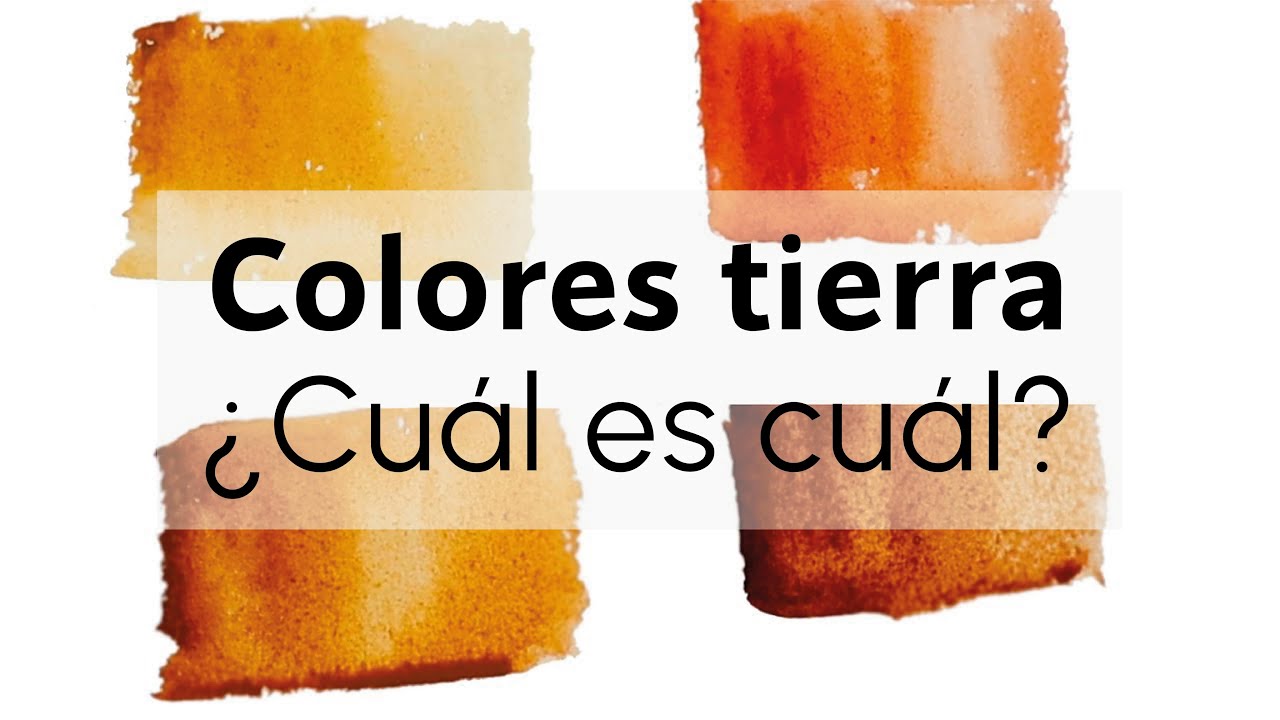Cómo diferenciar SIENAS, SOMBRAS, NATURALES y TOSTADAS en acuarela