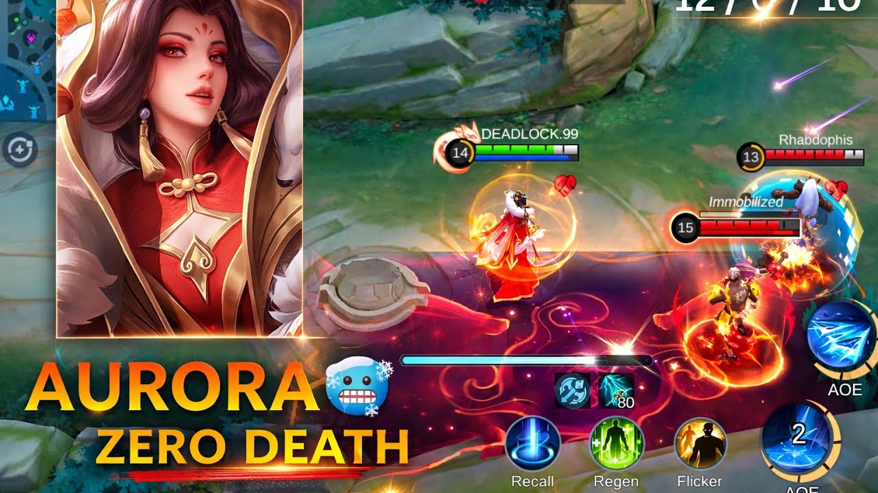 Aurora 12/0/10 Zero Death 🥶 Best Build 2026 | Legend Rank Gameplay MLBB