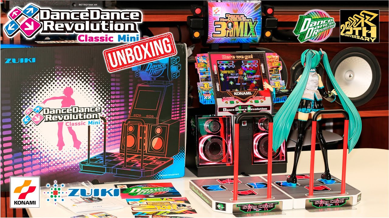 [UNBOXING] Dance Dance Revolution Classic Mini | 25th Anniversary 1998.11.18