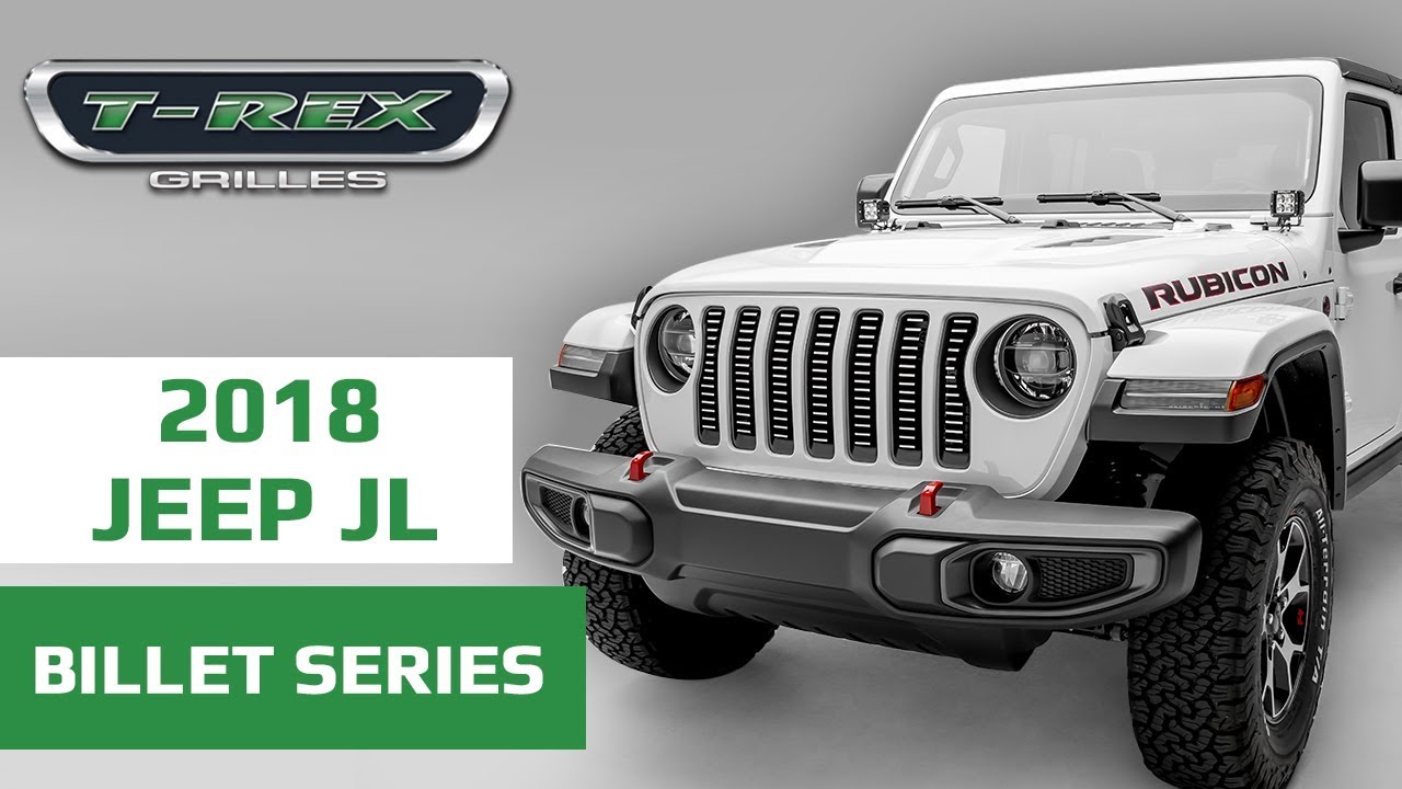 Jeep Wrangler JL, Gladiator Laser Cut  Billet Grille from T-REX Grilles