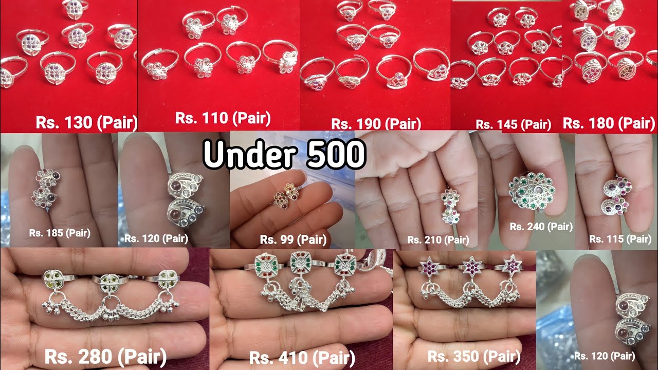 New Style Silver Toe Rings with price | Chandi bichhiya Design | Silver Toering | Bichhiya ki design