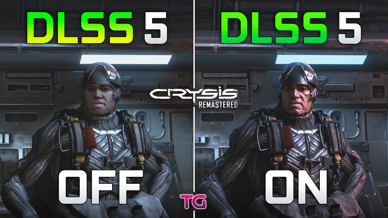 Crysis Remastered - DLSS 5 Neural Rendering : ON vs OFF | Graphics & FPS Comparison