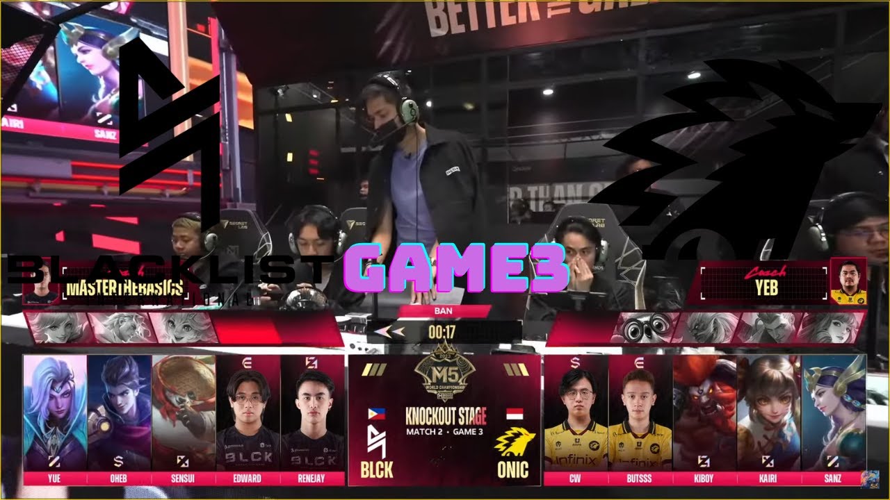 【モバレ世界大会】このマッチはBO250までやって欲しいです！！ BLCK vs ONIC GAME3 M5 World Championship【モバイルレジェンド/Mobile Legends】