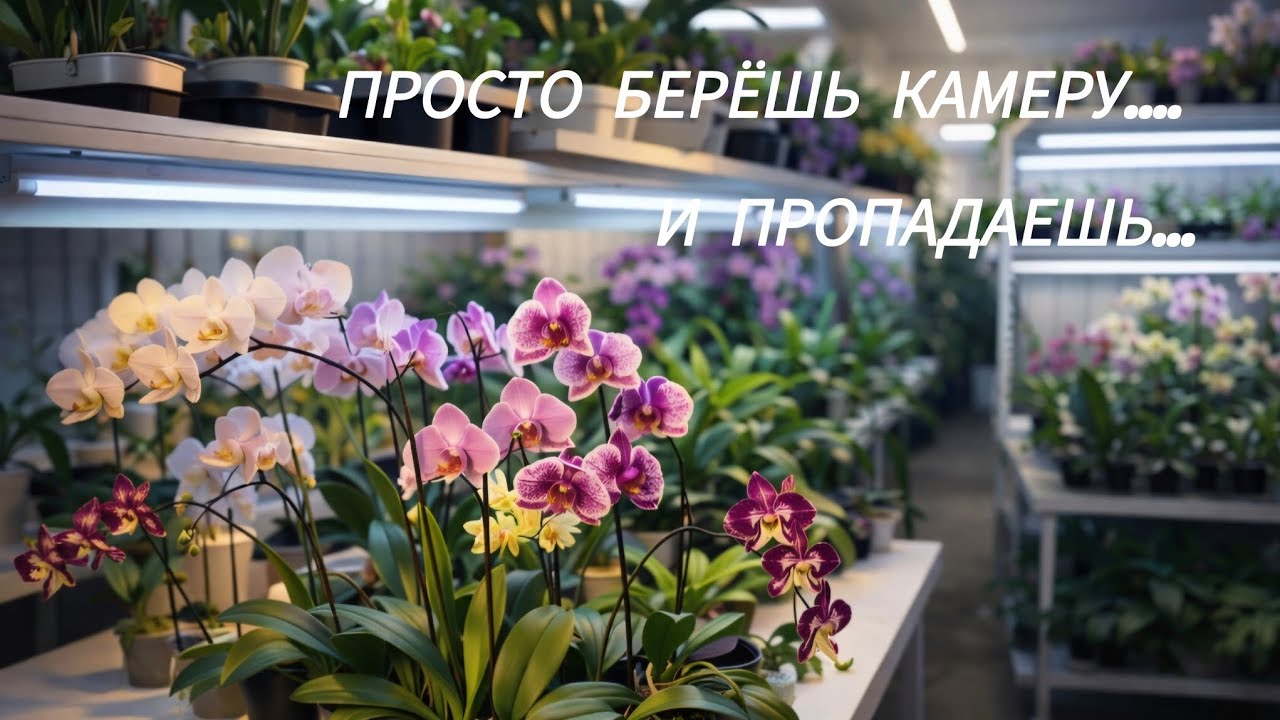 В Теплице у подруги 🩷 невероятно красивые ОРХИДЕИ! 