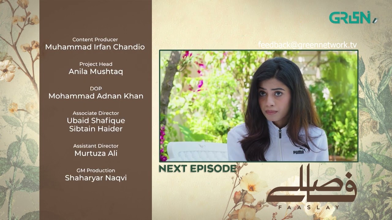 Faaslay Next Episode 44 | Ali Ansari | Saboor Aly | Multiverse Entertainment