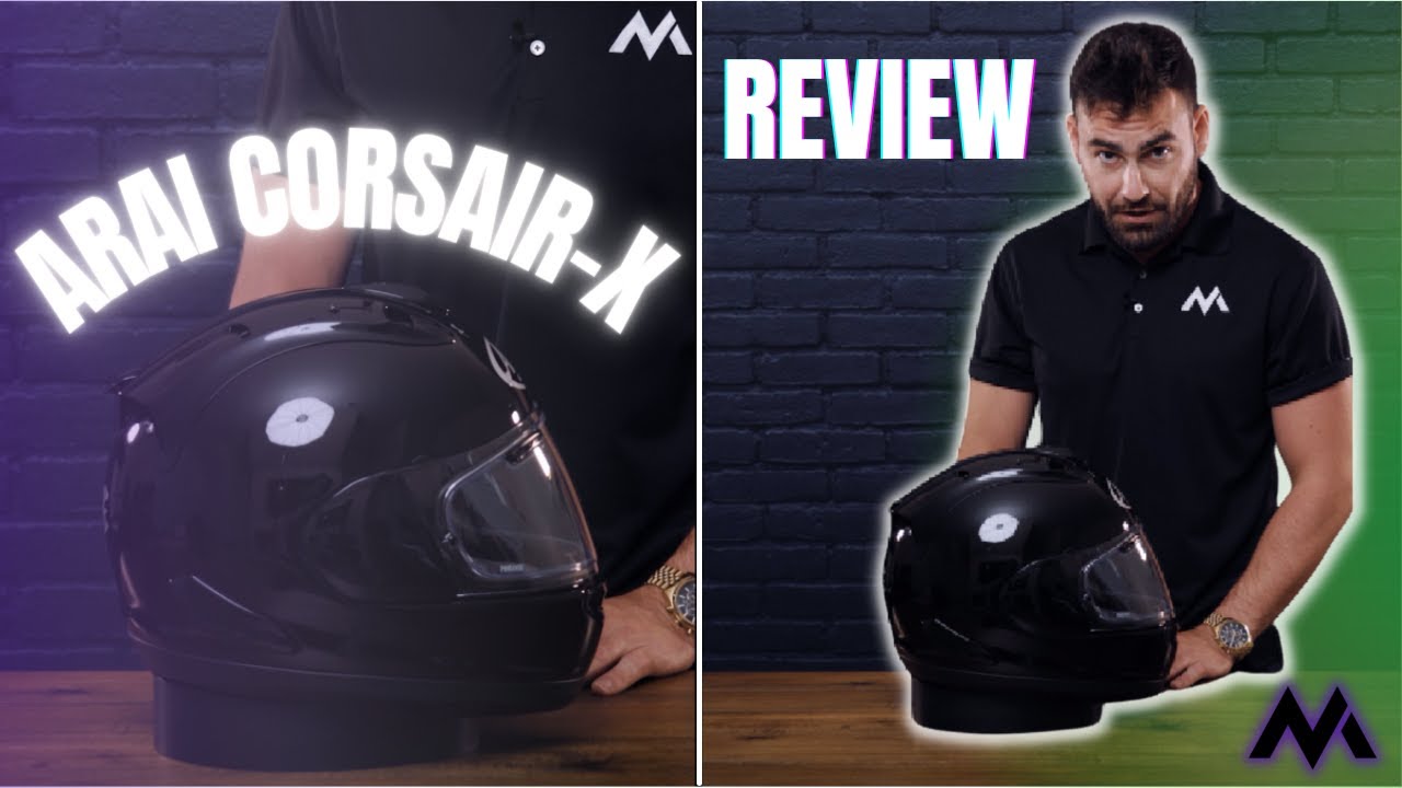 This is THE BEST helmet on the planet!! - Arai Corsair X | NottiMoto Reviews