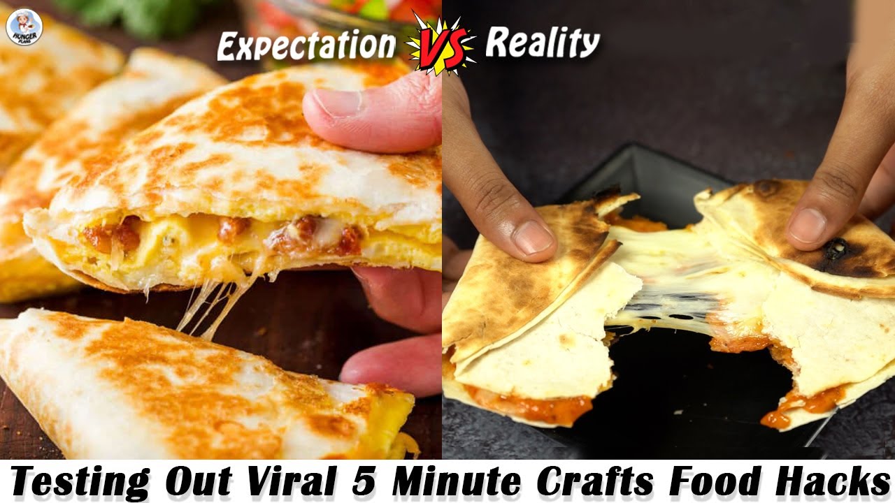 Testing Out Viral Food Hacks By 5 MINUTE CRAFTS | Trying Viral 5 Minute Crafts Hacks | Hunger Plans
