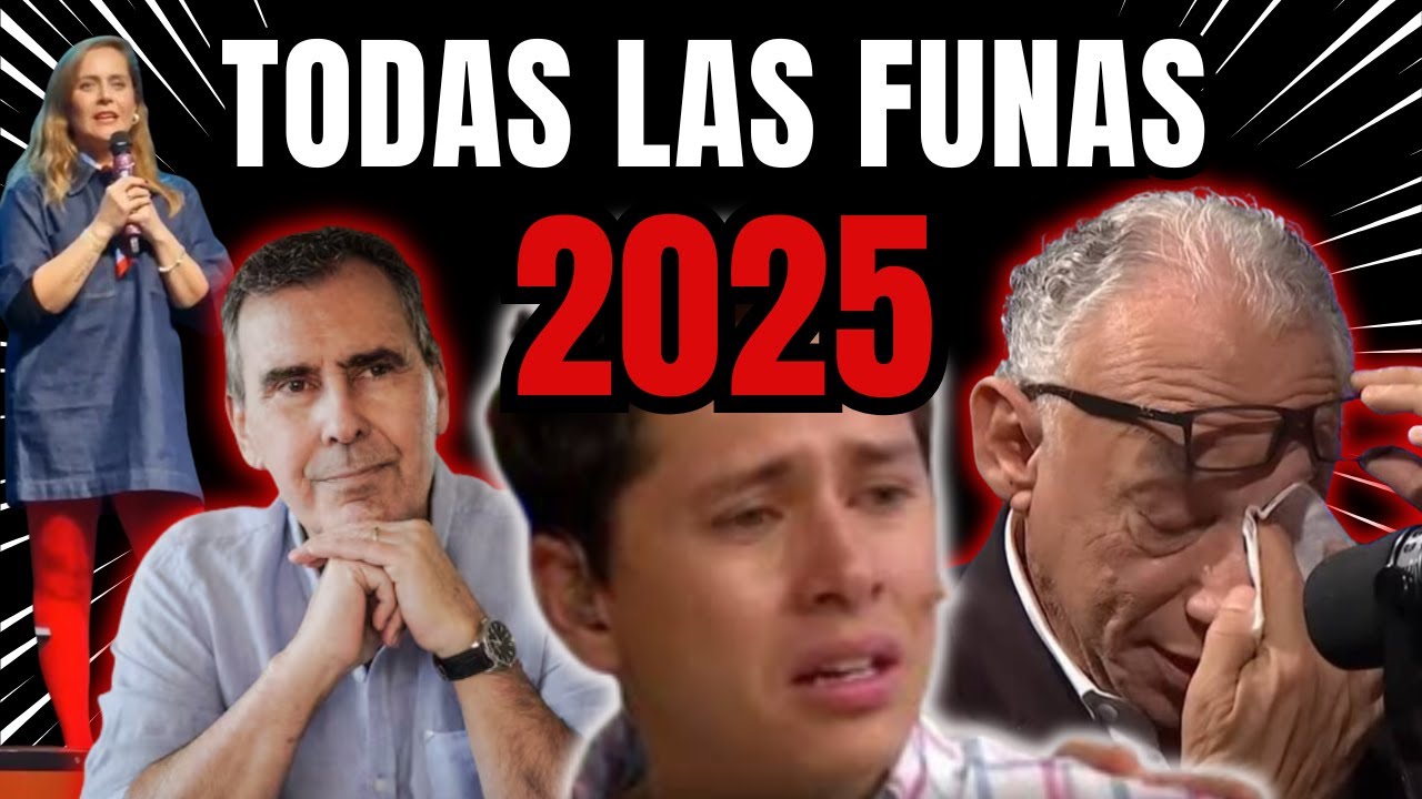 Los famosos MAS FUNADOS del año 2025
