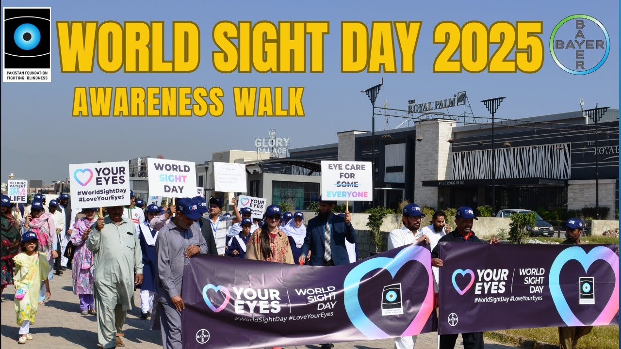 PFFB & Bayer Pakistan Celebrates World Sight Day Awareness Walk 2025
