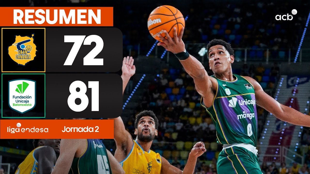 Dreamland Gran Canaria - Unicaja(72-81) RESUMEN | Liga Endesa 2025-26