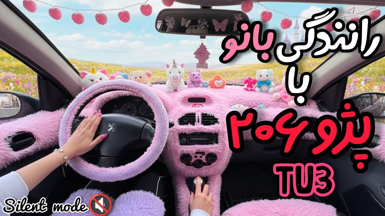 برای اولین بار!! لذت رانندگی پژو ۲۰۶ تیپ ۲ از نگاه یک راننده خانم 🙋‍♀️