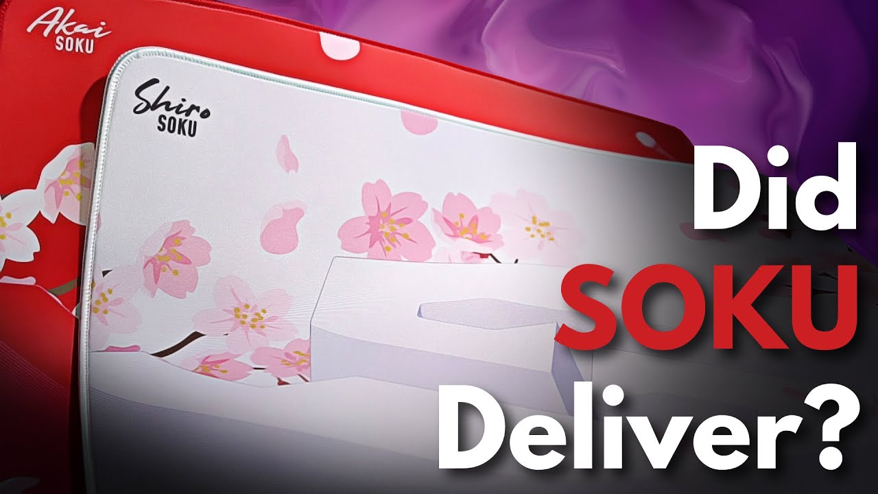 NEW Drop - SOKU Shiro & SOKU Akai Mouse Pad Review