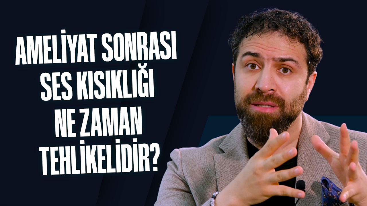 Ameliyat Öncesi Bu 3 Soruyu Mutlaka Sorun! Sesiniz Tehlikede Olabilir | Doç. Dr. Necati Enver