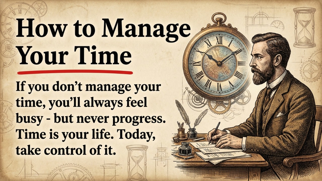 Stop Being Busy! 🛑 How to Actually Manage Your Time (The System)