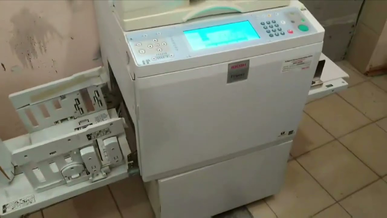 Ризограф Ricoh DX 4640 D, дуплекс, газетная бумага