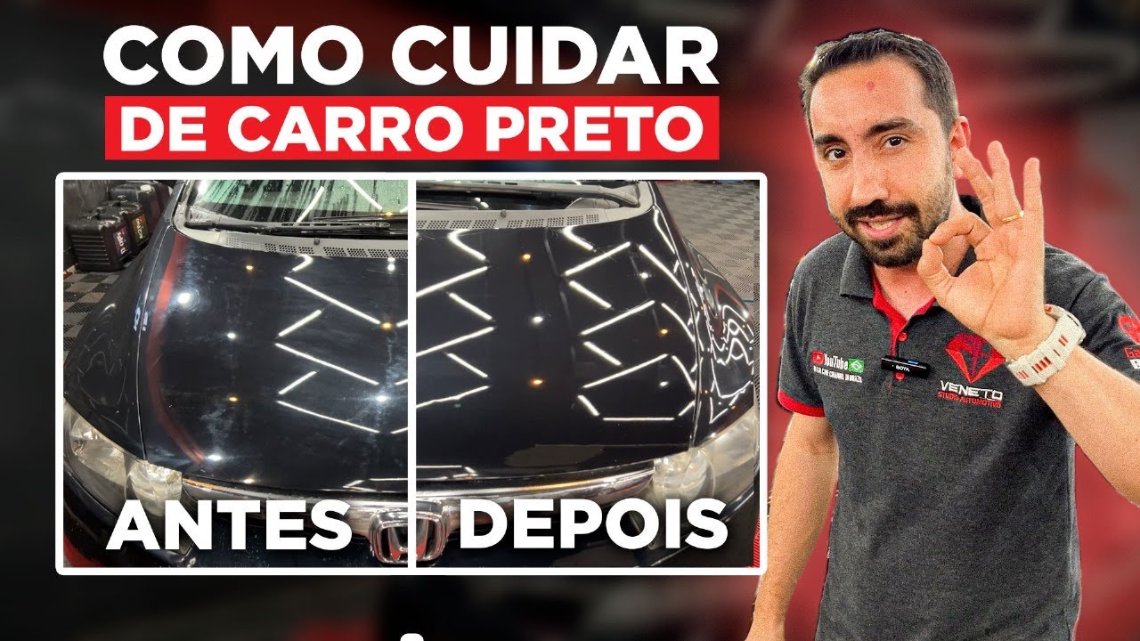 COMO MANTER O CARRO PRETO SEMPRE BRILHANDO l Limpeza e Proteção