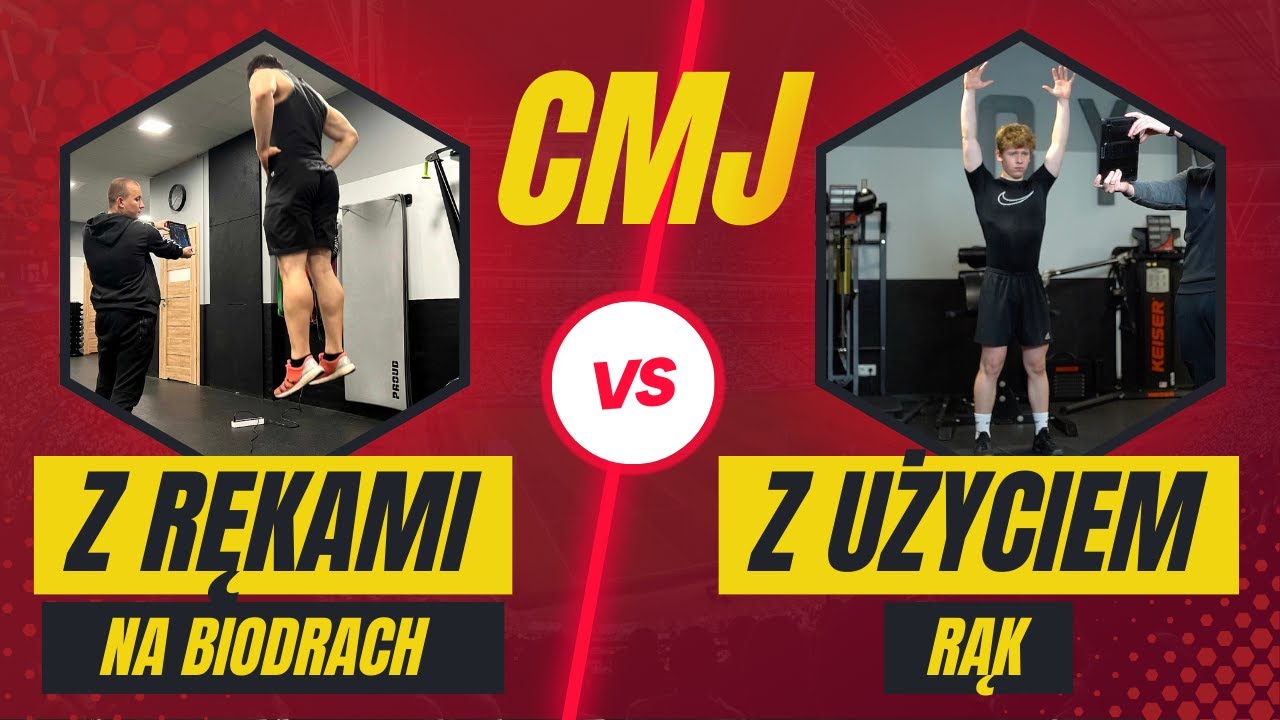 Countermovement Jump z rękami na biodrach czy z użyciem rąk? | Porównanie