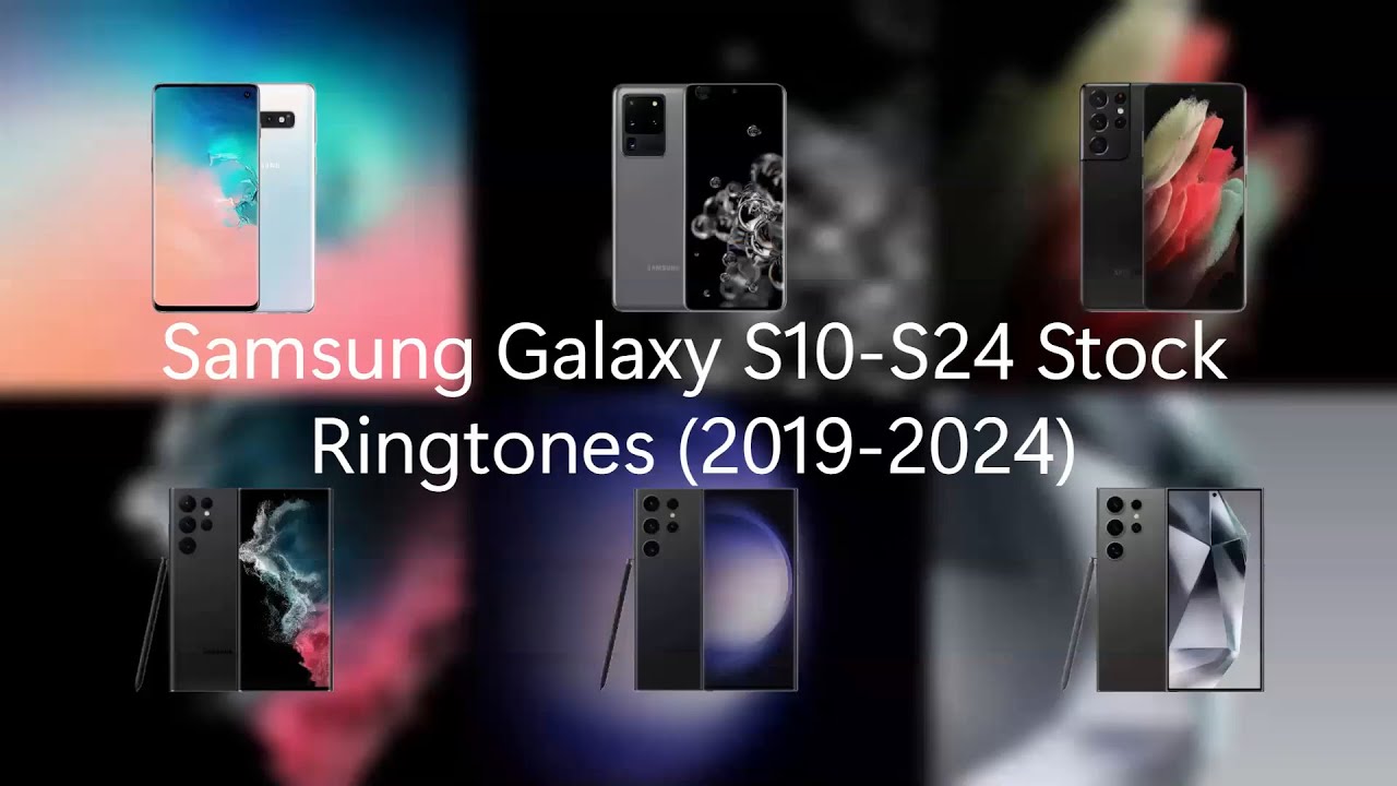 Стандартные мелодии звонка для Samsung Galaxy S10-S24 (2019-2024)