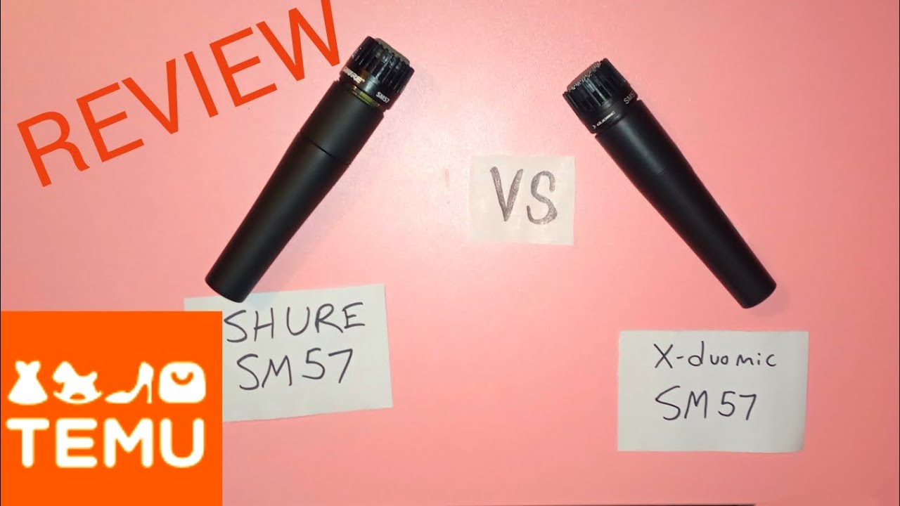Temu Microphone Review: X-duomic SM57 VS. SHURE SM57