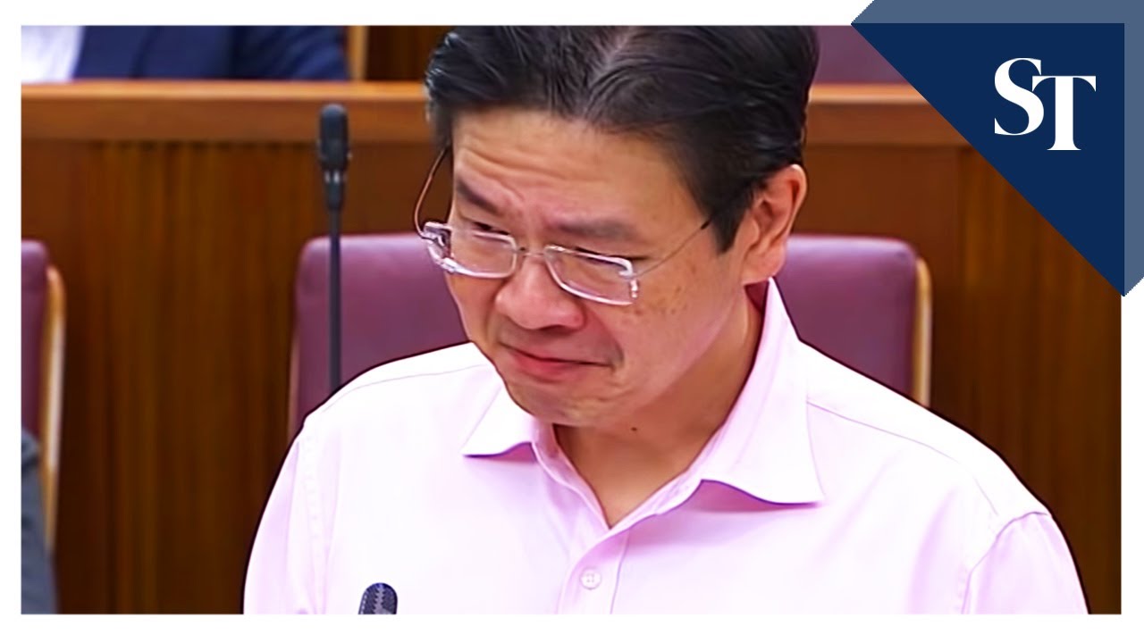 Minister Lawrence Wong's emotional thanks to frontline-workers fighting Covid-19 in Singapore