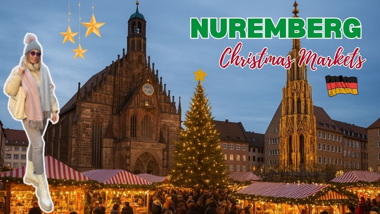 Dünya’nın En Eski & En Meşhur Noel Pazarlarından Biri I Nürnberg Almanya I 🇩🇪 🎅🎄☃️🦌🛷 💫