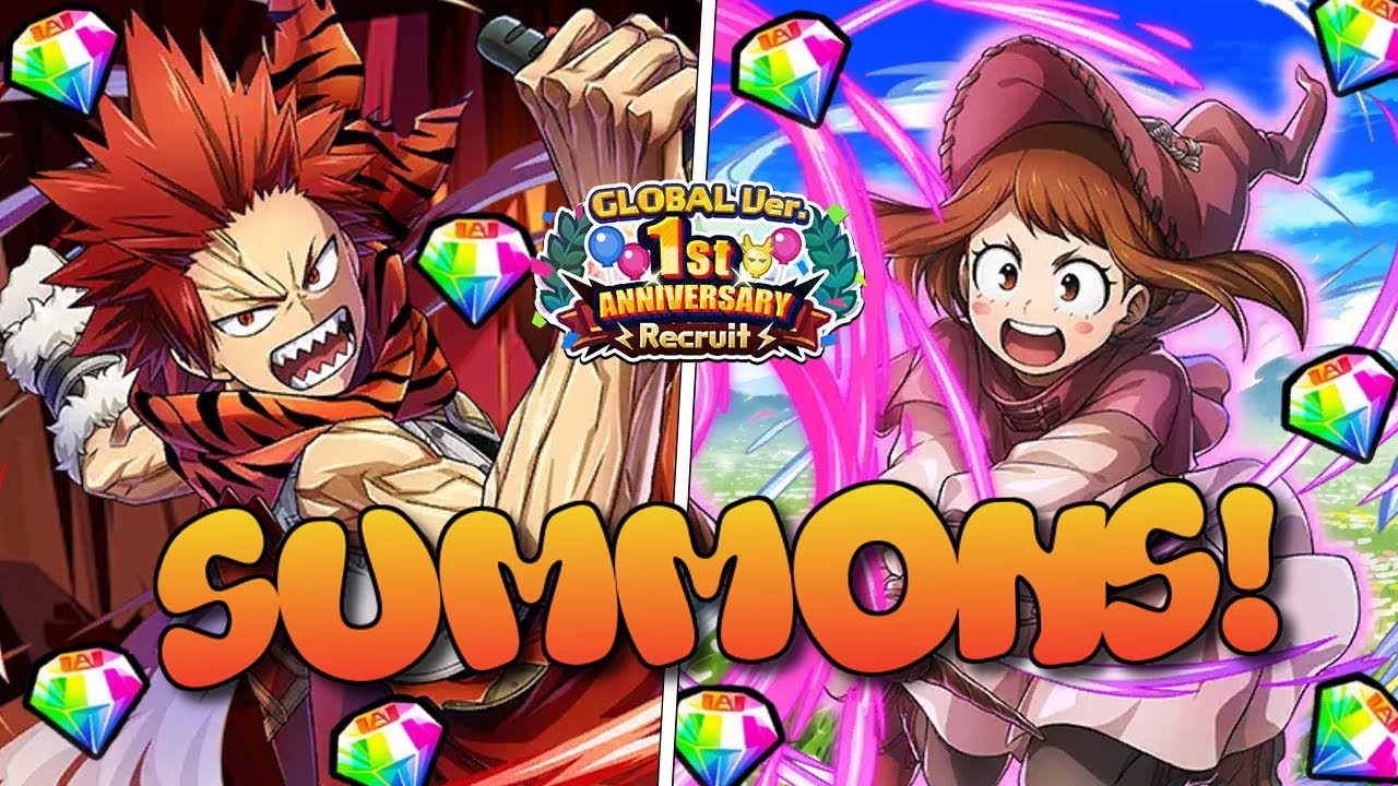 HYDROS GETS SHAFTED?! Global 1st Anniversary Summons! (My Hero Ultra Impact)