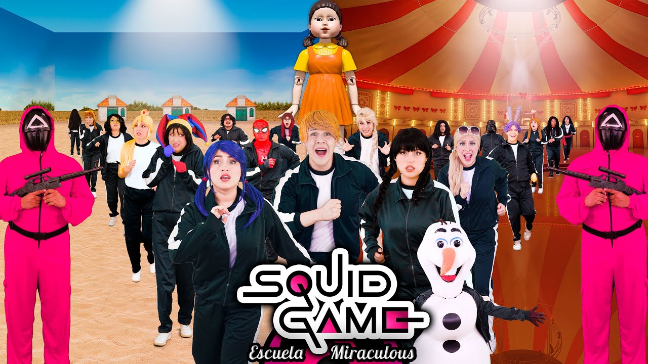 El JUEGO DEL CALAMAR 🦑 LA PELÍCULA | Escuela Miraculous EL MULTIVERSO
