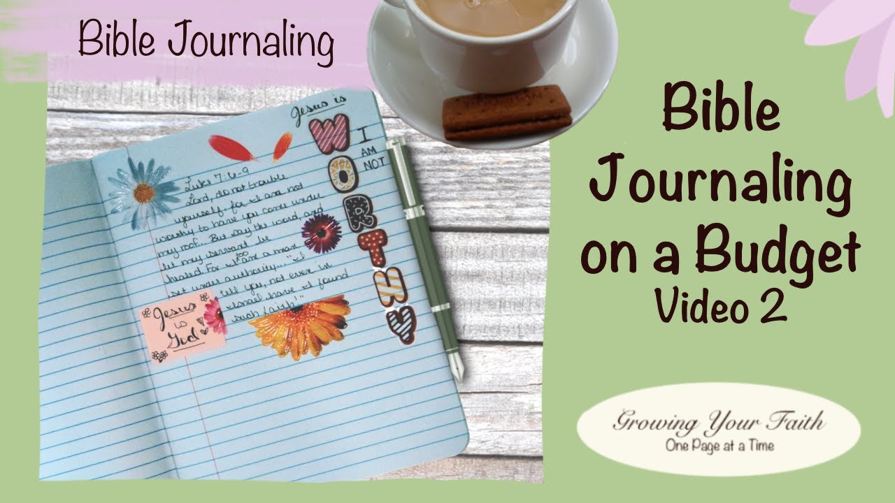 Bible Journaling on a Budget Week 2