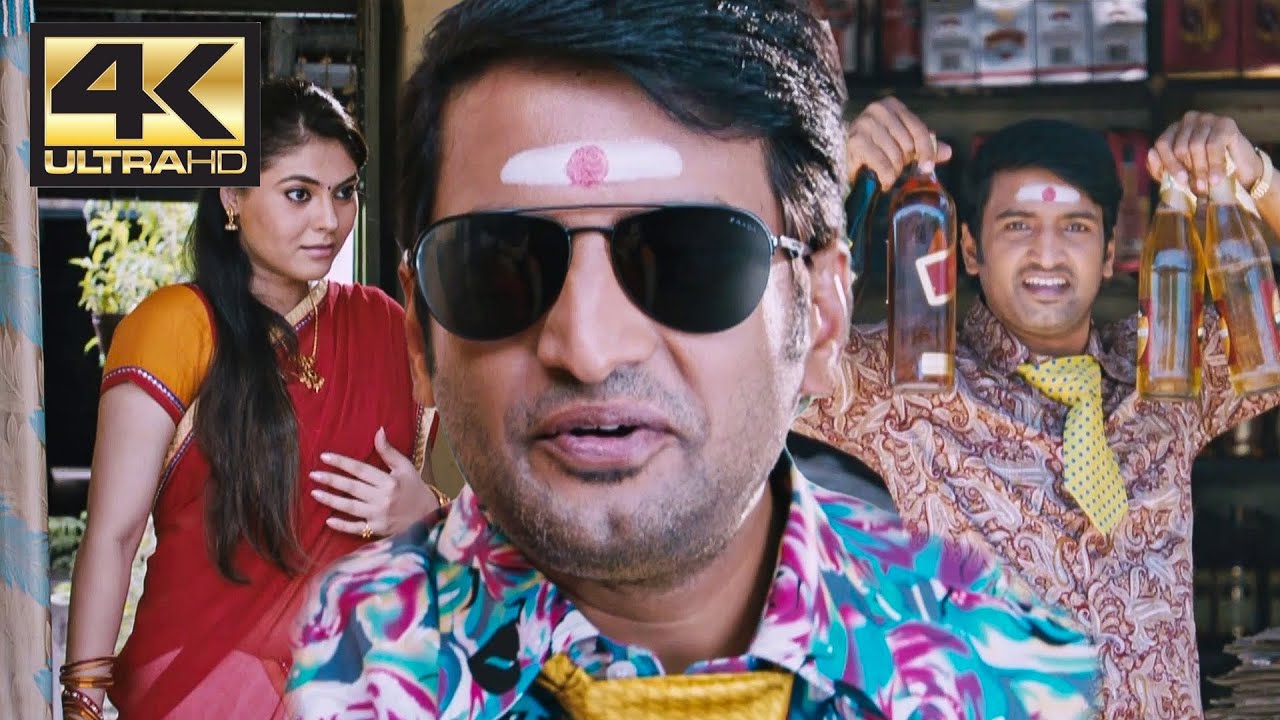 Santhanam in Love with Sherin  | Nannbenda | Udhayanidhi Stalin, Nayantara, Santhanam | 4K