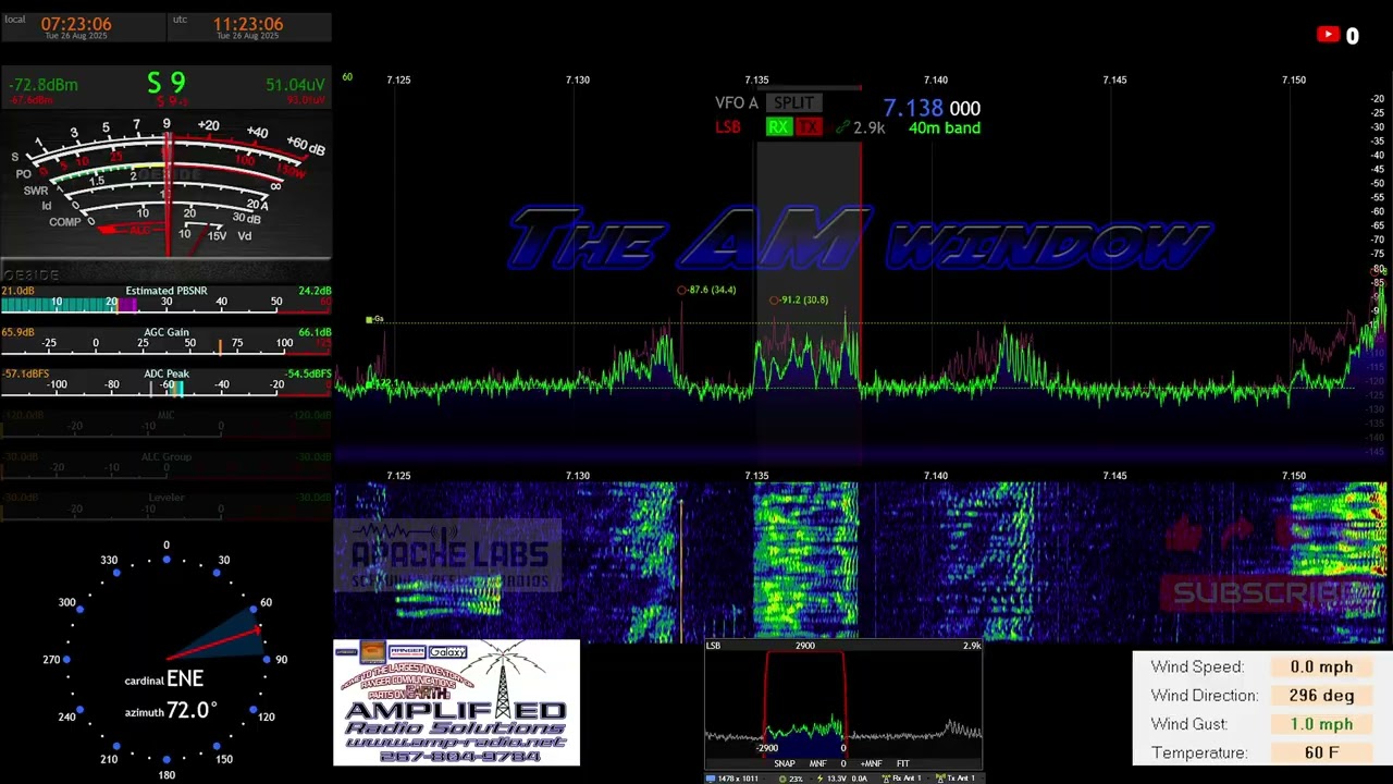 W2SDR On His Flex 8600/Power & Tuner Genius and W2FMU On His Apache Labs ANAN-7000DLE MKii