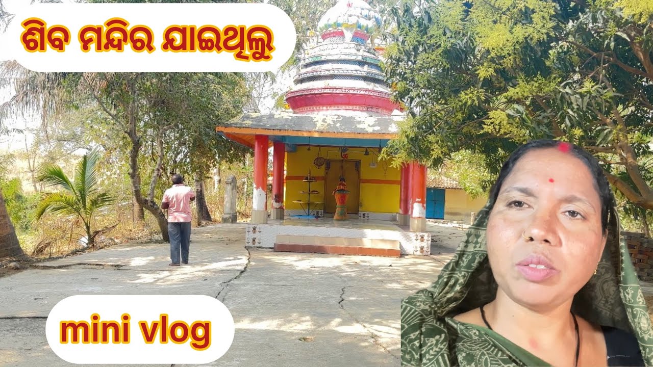 ଶିବ ମନ୍ଦିର ଯାଇଥିଲୁ mini vlog 🎥
