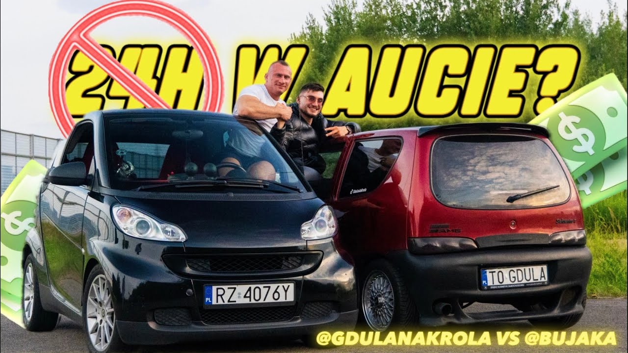 UWIĘZIONY W AUCIE SIKAŁEM DO BUTELKI - GDULANAKROLA VS BUJAKA 24H W AUCIE 