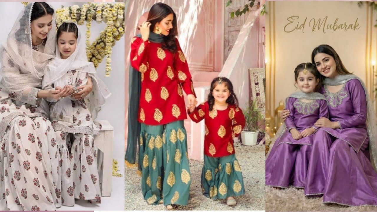 Eid dress best design ideas#twining( mother/doughter)ideas