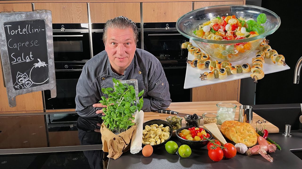 Tortellini-Caprese Salat | Das schnelle Gericht