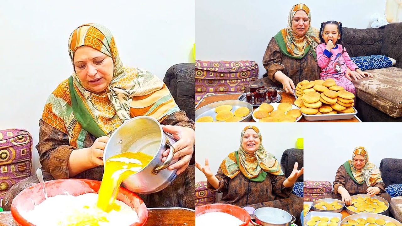 اغرب يوم مر عليا فى حياتى👉عملتها والباقى على ربنا✋️بكوباية لبن وكيلو دقيق هنرجع ايام زمان والخير🤗